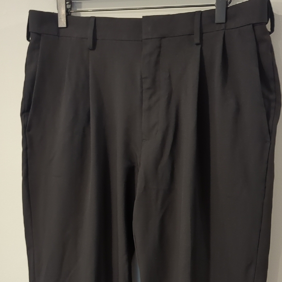 Haggar Dress Pants Black Premium Comfort 34x29 - Picture 2 of 6